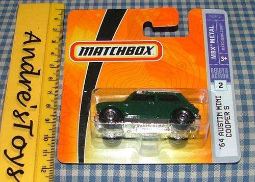 2008 Matchbox No 2 '64 Austin Mini Cooper s -  Mint on short card