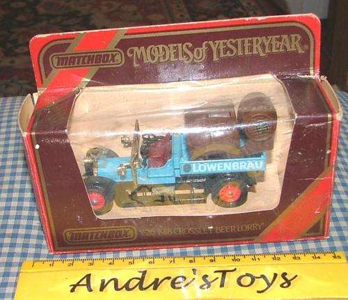 Matchbox Matchbox Models of YesterYear Y26 1918 Crssley Beer Lorry Boxed