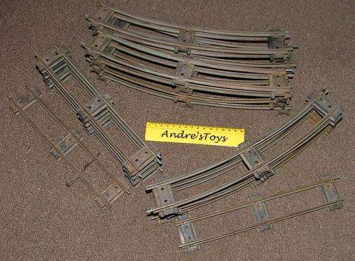 O Gauge Hornby 2 Rail Track - tinplate - 18 pieces