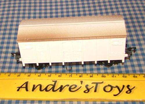 Flieschman - made in west Germany- white with weat roof - Box Car