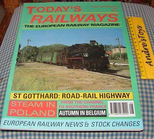 TODAY`S RAILWAYS ~ magazine ~ No2 August - September 1994