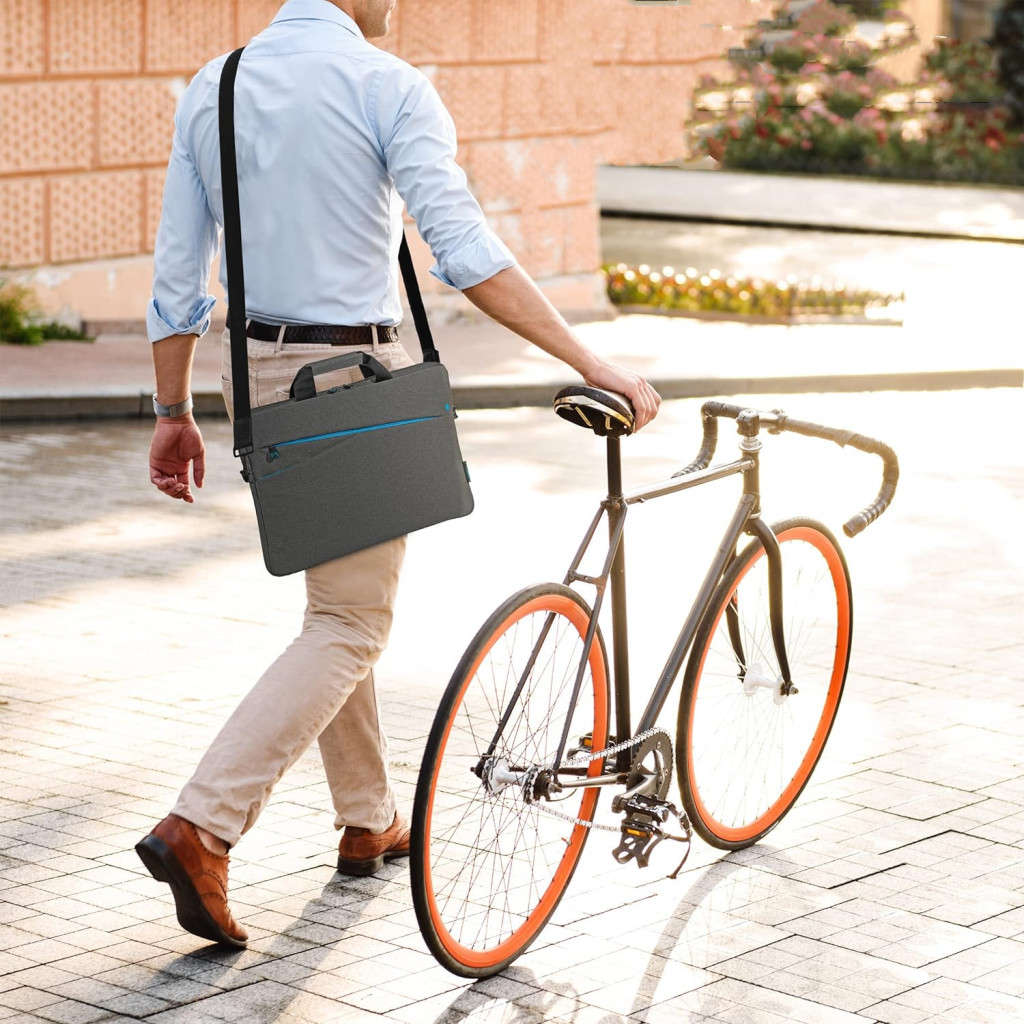 Office Laptop briefcase business bag with shoulder strap - Laptop Bag ultra-thin