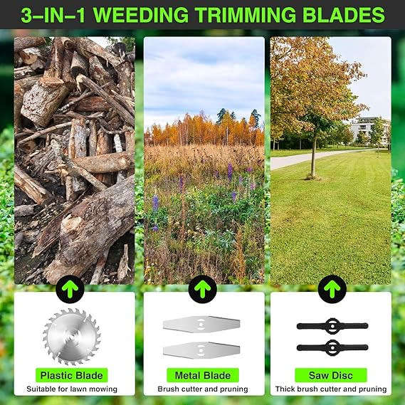 48v electric cordless lawn mower comes with two rechargeable batteries