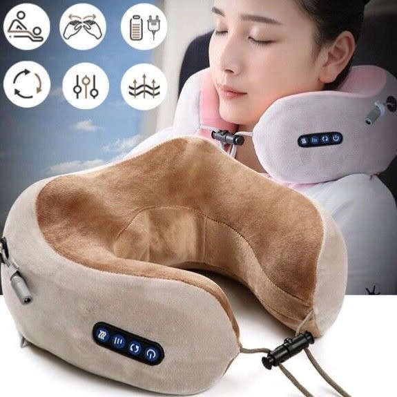 U-Shaped Electric Neck Massager Multi-Function Heating Pillow