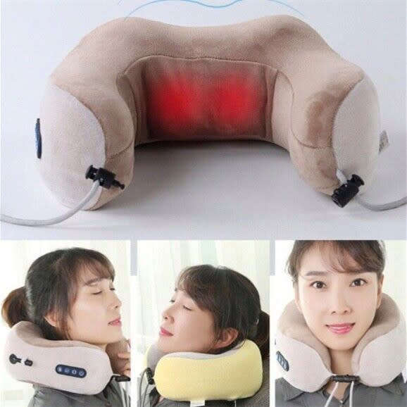 U-Shaped Electric Neck Massager Multi-Function Heating Pillow