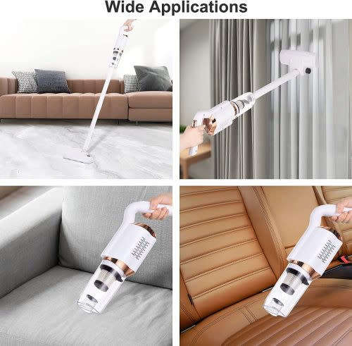 2 in 1 Portable Vacuum Cleaner USB Rechargeable Cordless Vacuum Cleaner