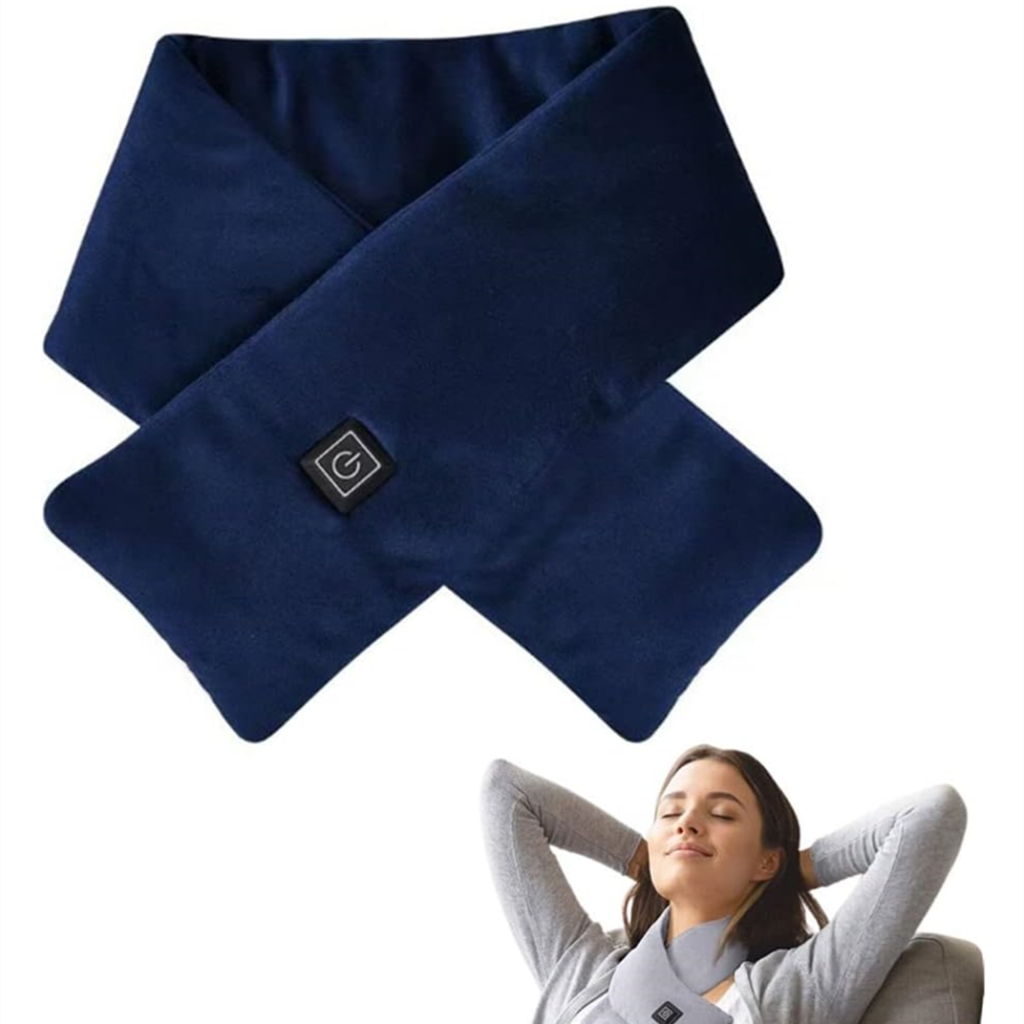 Smart Heating Scarf Neck Heating Pad Pain Relief Winter Warmth Scarf for Men and Women