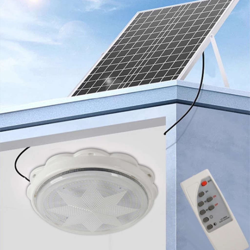 50W Solar Ceiling LED Light With Remote