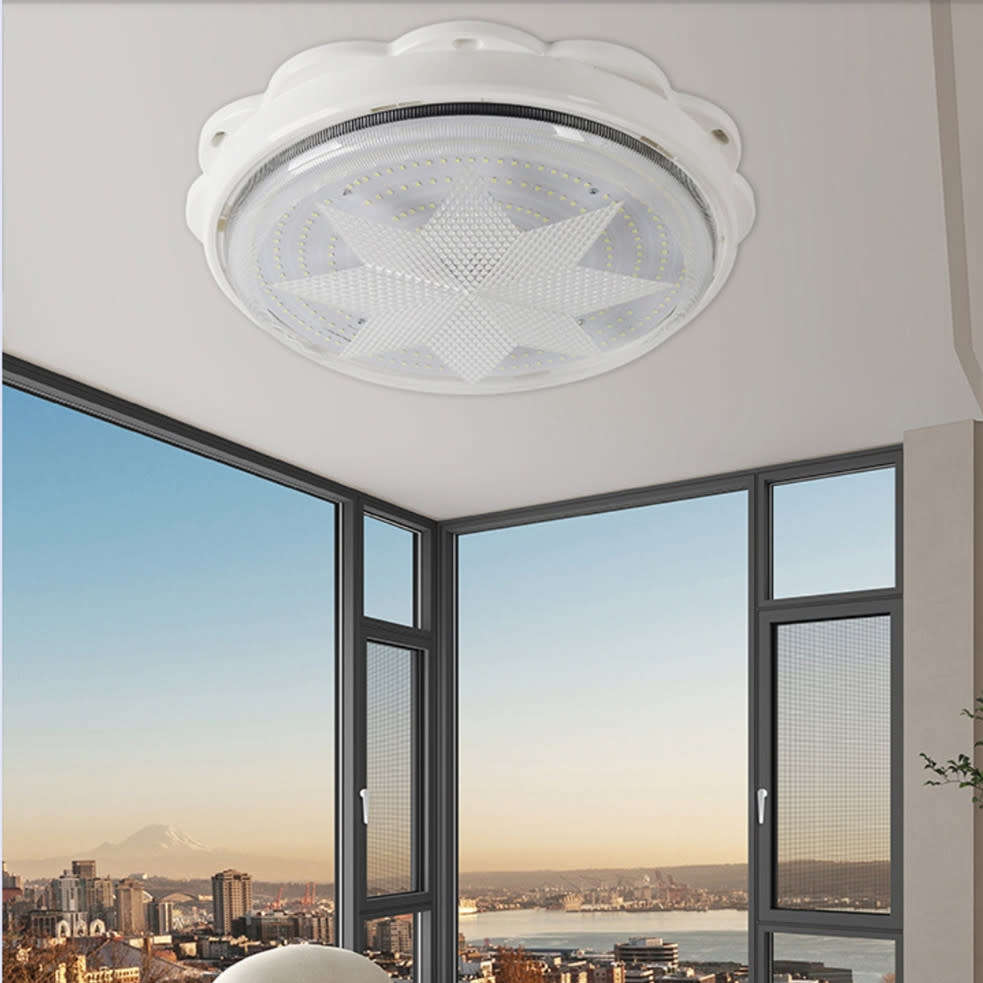 50W Solar Ceiling LED Light With Remote