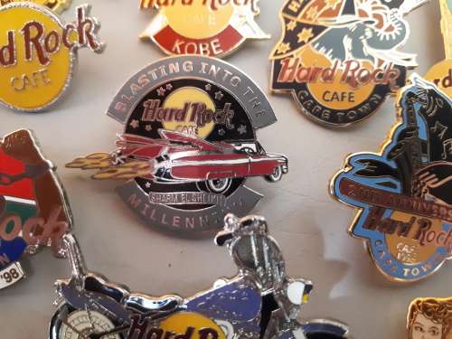 Hard Rock Cafe collectible pin badges 1990s onwards