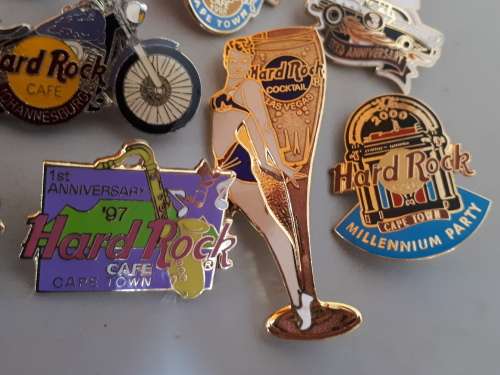 Hard Rock Cafe collectible pin badges 1990s onwards