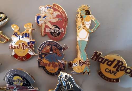 Hard Rock Cafe collectible pin badges 1990s onwards