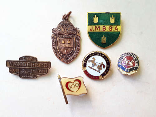 Johannesburg vintage pin badges. Medal Proclaiming Joburg a City, Joburg postcards, 1st Day stamps