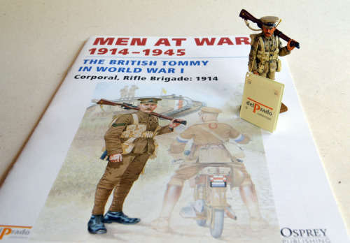 Men at War by Del Prado Osprey metal miniature lead figurine of a British Tommy