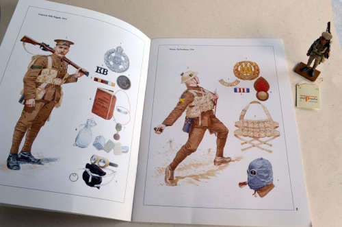 Men at War by Del Prado Osprey metal miniature lead figurine of a British Tommy