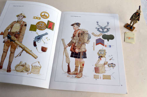 Men at War by Del Prado Osprey metal miniature lead figurine of a British Tommy