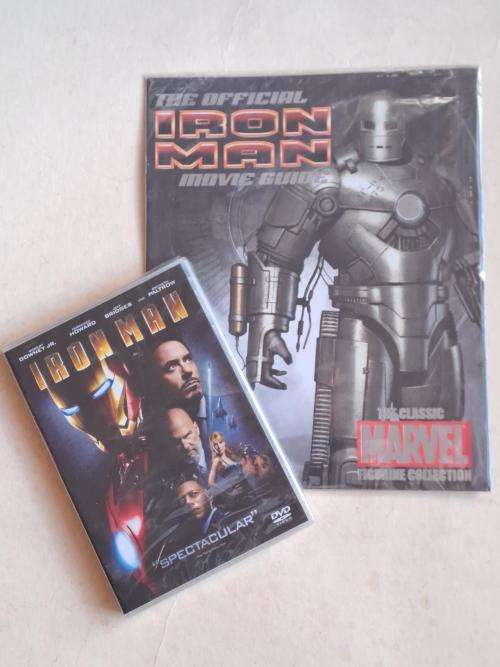 Marvel Figurine  Rare Blue Angel Variant + 13 Marvel Figurine Magazines and Iron Man DVD