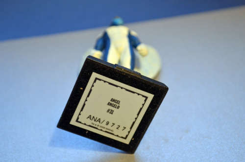 Marvel Figurine  Rare Blue Angel Variant + 13 Marvel Figurine Magazines and Iron Man DVD