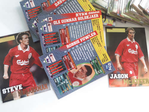 Merlin 1995 Premier League Collectors cards (111 cards in total) 90 mm x 65 mm