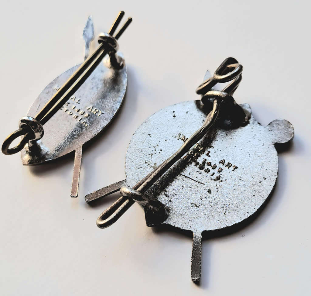 Public Utility Transport Corporation  P.U.T.C. (before they changed to PUTCO) Rare badges