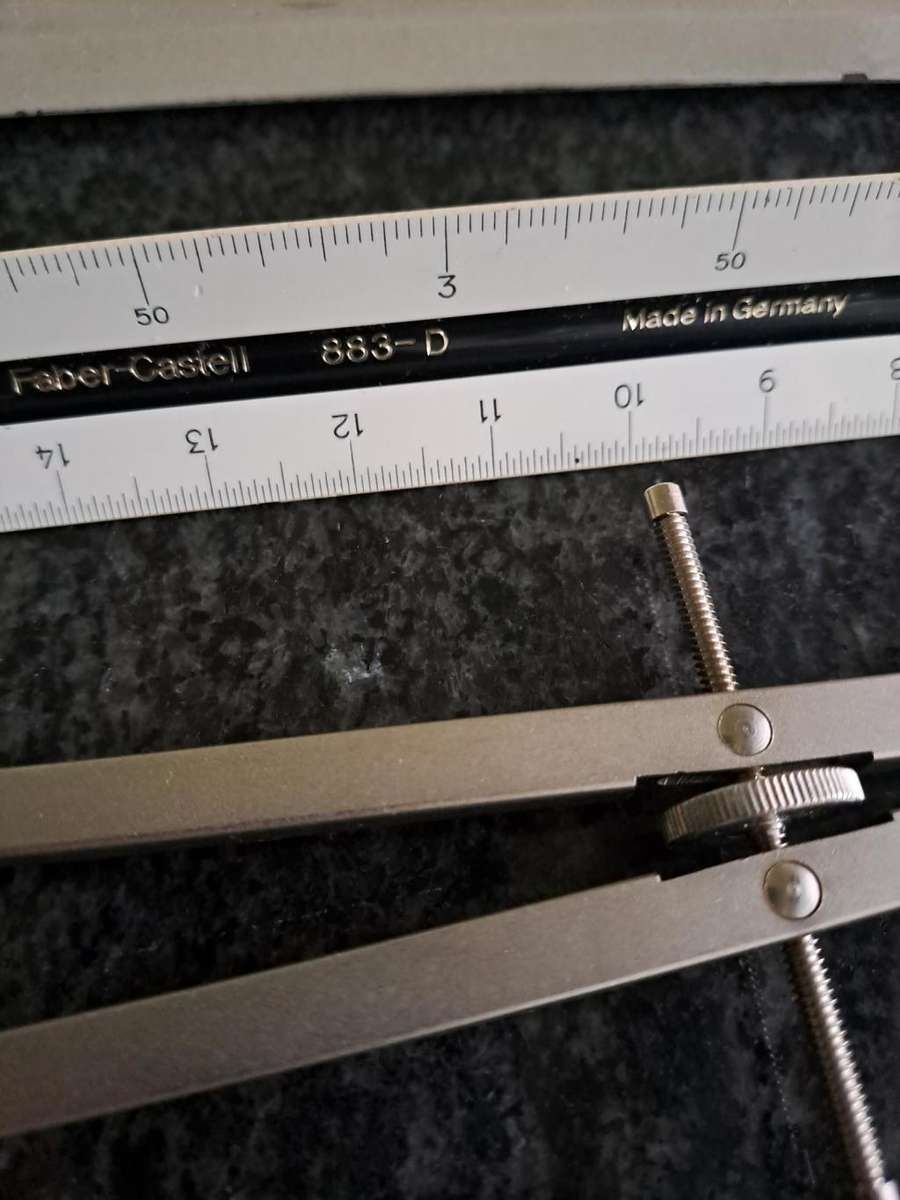 Architect, Designer and Draughtsman traditional (non-computer) tools of the trade.