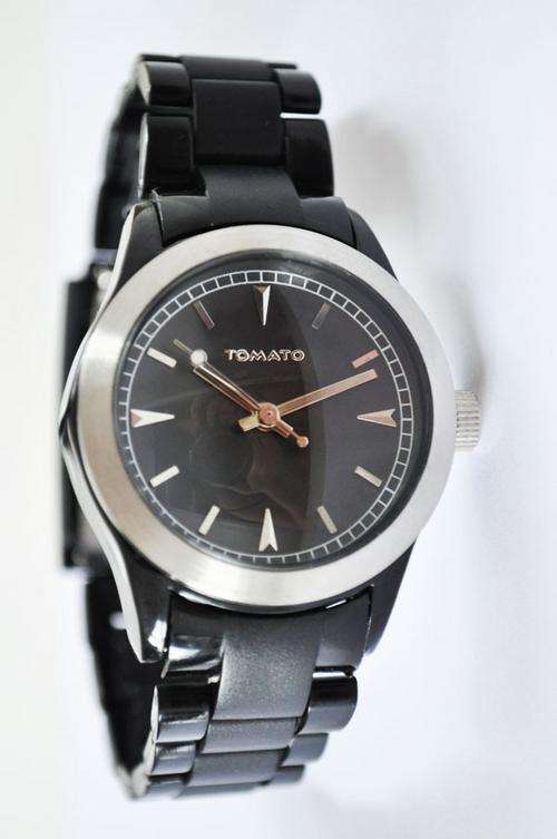 **BRAND NEW** Tomato Ladies Black Plastic Watch T564115