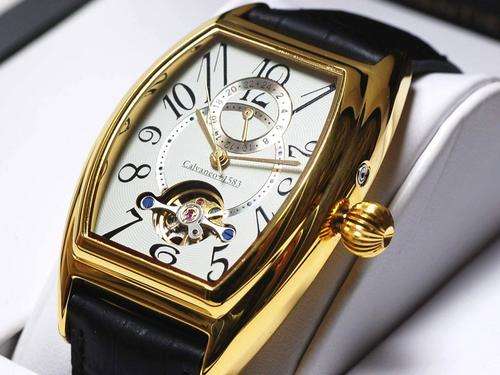 Crazy WEEKEND Auction!!!! Brand New Calvaneo 1583 Tonneau Gold*