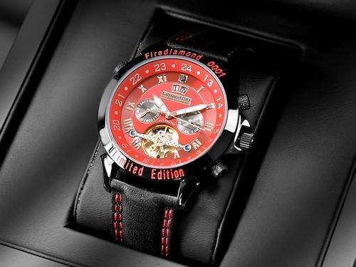 *1 of 3000 worldwide!*Calvaneo 1583 Astonia Firediamond, Genuine Black Diamond **