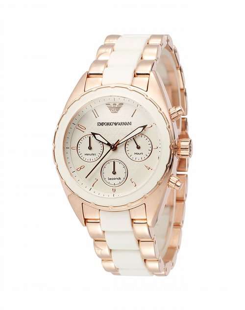 **STUNNING**Ladies Emporio Armani Rose Gold Sportivo**