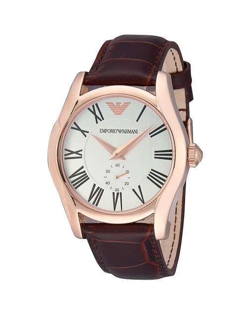 *Brand New**Emporio Armani Mens brown leather strap watch*IN STOCK*