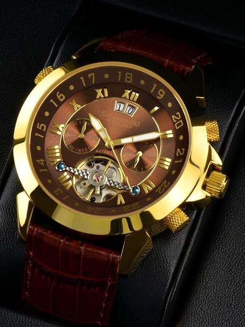 **1ST BIDDER GETS IT**FREE COURIER*!Calvaneo 1583 **ELEGANCE BROWN GOLD** Astonia**
