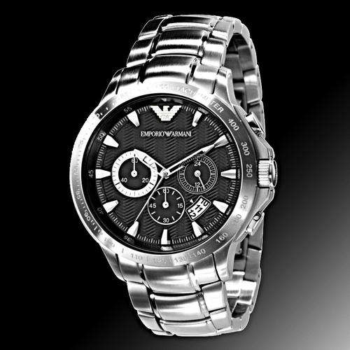 *BRAND NEW*Emporio Armani Mens Chrono**R5499*Guarantee,Box,Papers,tags**
