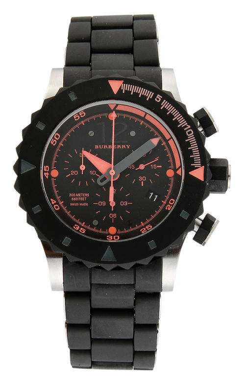 *AWESOME WATCH*Burberry Mens Antarctic Chronograph W/ Box Papers etc**R6299**