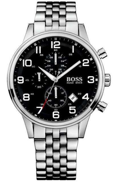 AWESOME WATCH*Hugo Boss Mens Chronograph W/ Box Papers*R5299*