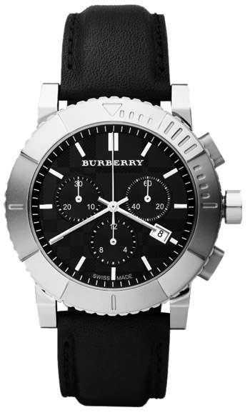 **Mens Burberry Trench Chronograph W/ Box Papers etc**R5899**