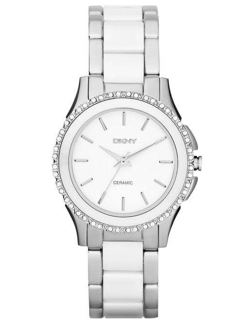 **Brand new Ladies DKNY Glitz SSteel & Ceramic watch**GORGEOUS WATCH**