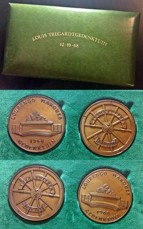 ## 12-10-1968 Lorenco Marques Gedenktuin Medallion Set in Green Box ##