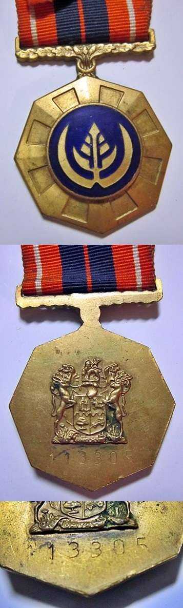 ## SADF Pro Patria Medal 113305 ##
