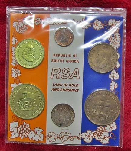 ## Republic of South Africa Souvenir Coin Set ** Land of Gold and Sunshine ##