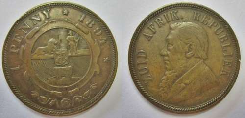 ## 1894 ZAR 1 Penny ##