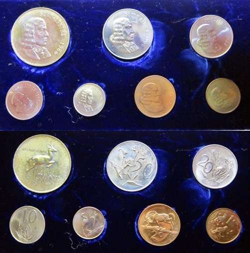 ## 1966 South Africa Short Proof Set with Silver R1 ##