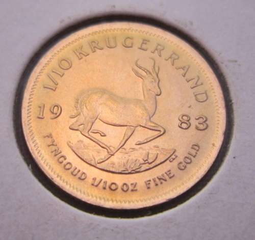 ## 1983 Kruger Rand 1/10 Oz ## Bid per Coin
