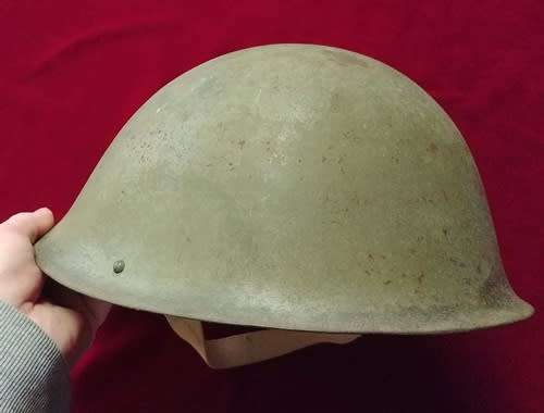 ## Uncertain of Origins Helmet ** Strap Markings CCL III 1953 ##