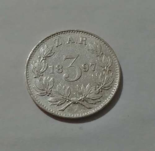 ## 1897 ZAR Silver 3D ## Coin C