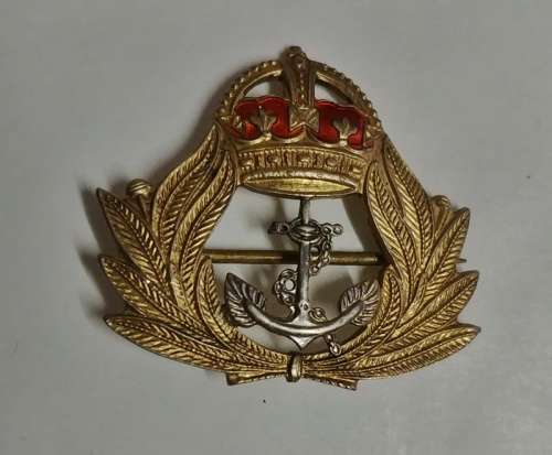 ## Suspected Royal Navy Sweetheat Brooch ** Marked Silver ##