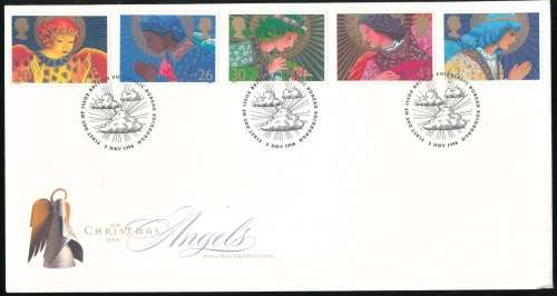 GB  1998 -  CHRISTMAS  -  COMPLETE SET  ON FIRST DAY COVER