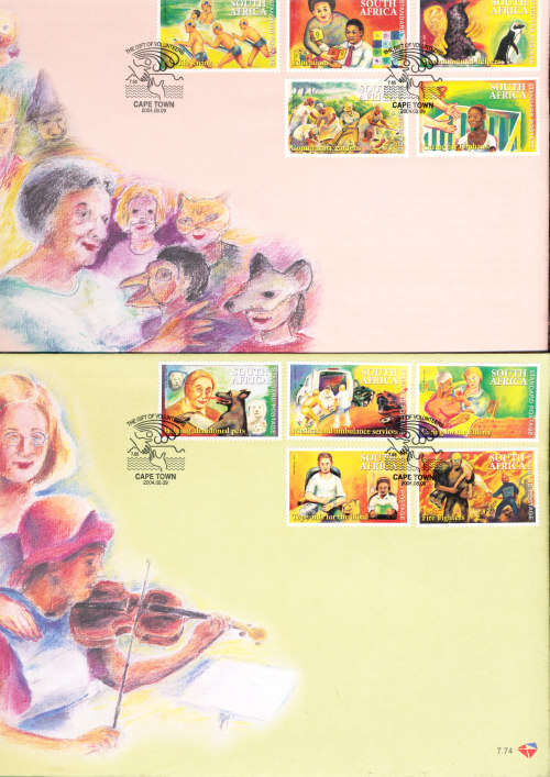 RSA  2004 -   The Gift From Volunteers  F/DAY COVERS