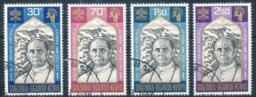 KUT  - 1969 - Visit of Pope Paul VI  COMPLETE SET - FINE USED