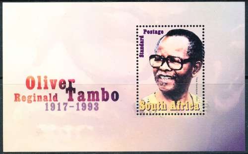 RSA  2003 -   Anniversary of the Death of Oliver Tambo  MINI-SHEET  MINT