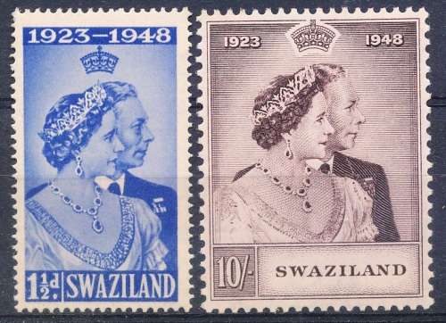 1948 -  SWAZILAND     Silver Wedding  -  COMPLETE SET  - M /  MINT